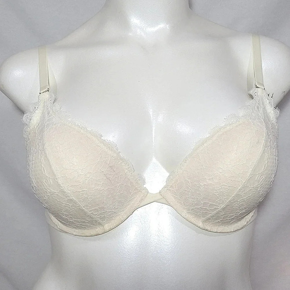 38DD Gilligan & O'Malley High Apex Push Up Underwire Bra Almond Cream NWT New w - Picture 2 of 6